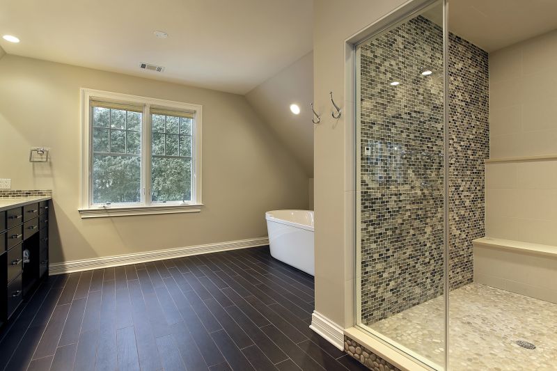 Tile-Designed Shower Space
